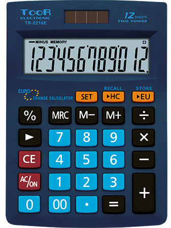 Kalkulator walutowy TOOR TR-2216E