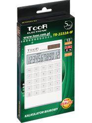Desk calculator TOOR TR-2232A-W