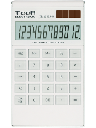 Kalkulator biurowy TOOR TR-2232A-W
