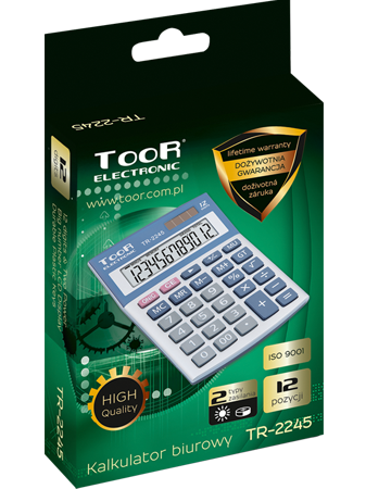 Kalkulator biurowy TOOR TR-2245