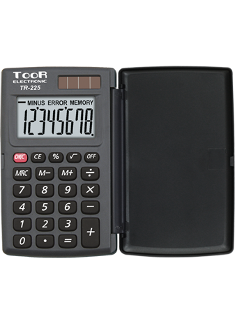 Kalkulator kieszonkowy TOOR z klapką TR-225 TR-225