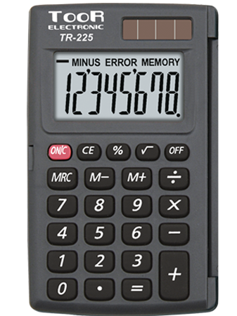  Kalkulator kieszonkowy TOOR z klapką TR-225 TR-225
