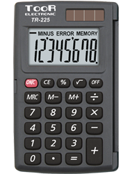 Kalkulator kieszonkowy TOOR z klapką TR-225 TR-225
