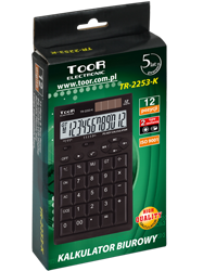 Kalkulator biurowy TOOR TR-2253K