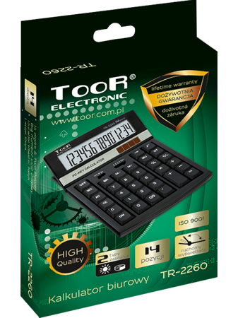 Kalkulator biurowy TOOR TR-2260