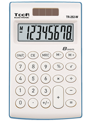 Pocket calculator TOOR TR-252W