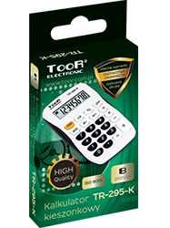 Pocket calculator TOOR TR-295K
