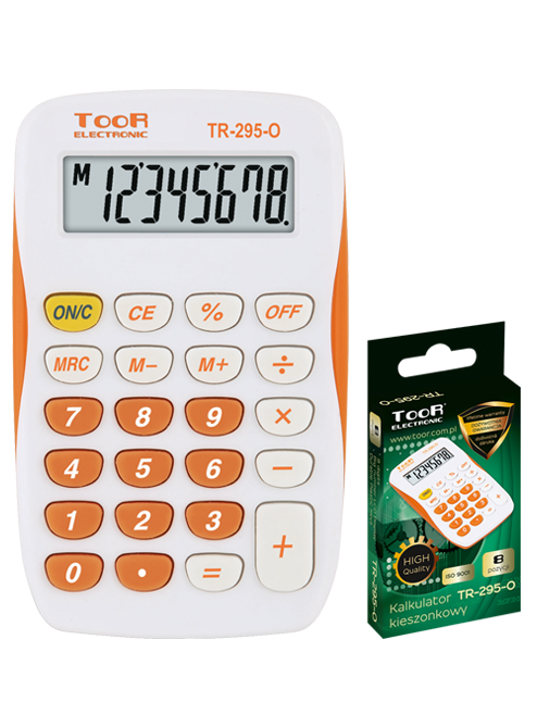 Kalkulator kieszonkowy TOOR TR-295O