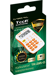 Pocket calculator TOOR TR-295O